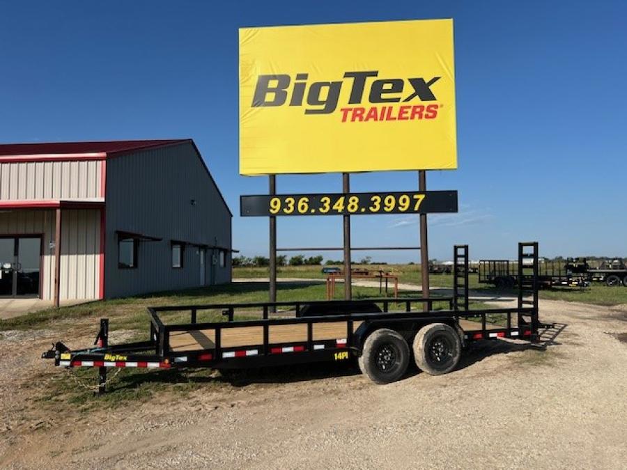 Big Tex 14PI, Utility, 83" x 20', 14K, 5' Stand Up Ramps Image 0