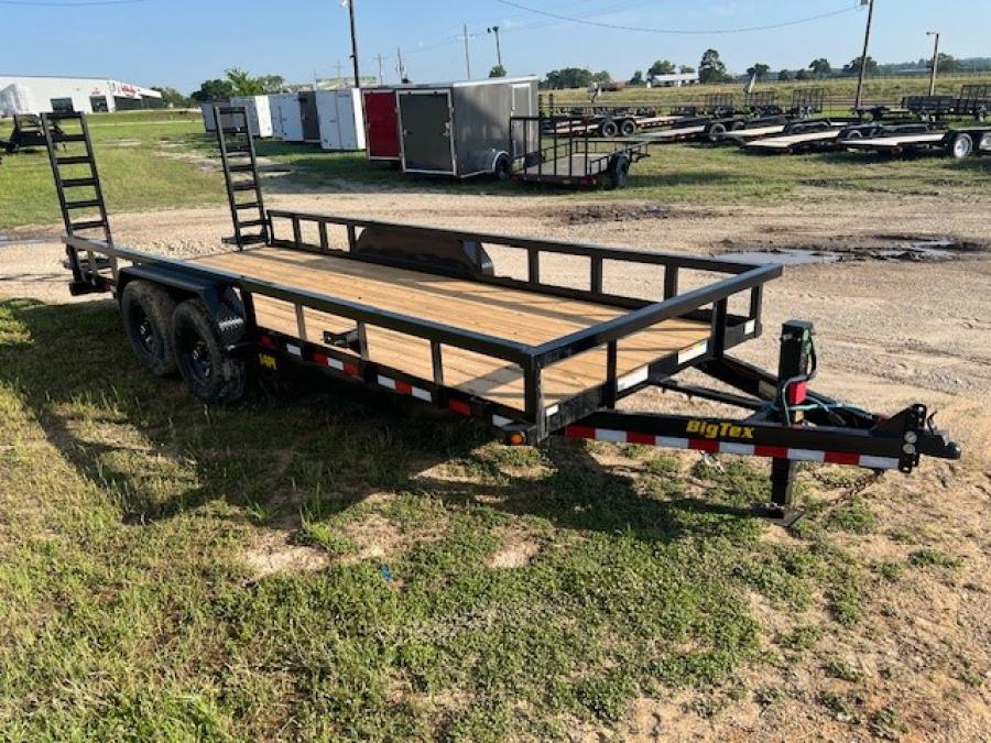 Big Tex 14PI, Utility, 83" x 20', 14K, 5' Stand Up Ramps Image 1