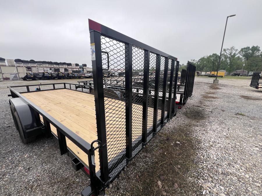 Big Tex 70PI-X 7K TAND SQ TU UTL 83"X16 BLK Image 2
