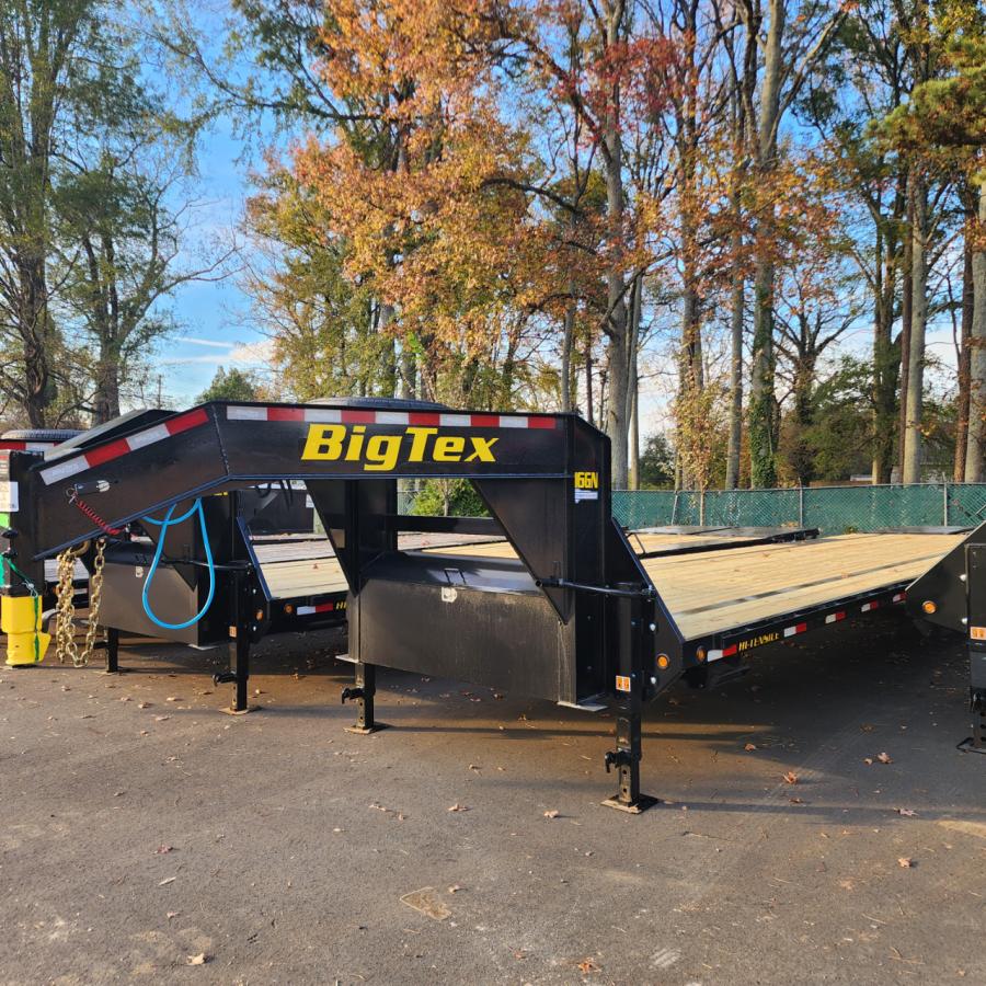 Big Tex 16GN, Gooseneck, 102″ x 25′, 17.5K, Dovetail, Mega Ramps Image 0