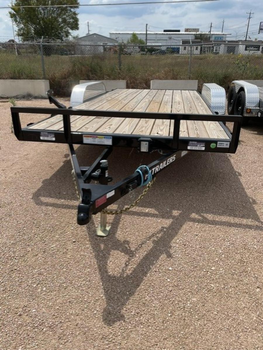 PJ C4, Car Hauler, 16′ x 83″, 7K, Spare Mount Image 0
