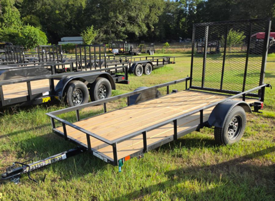 5X10 5X10 UTILITY 2K WOOD FLOOR TRAILER- BY CARRY ON Image 0