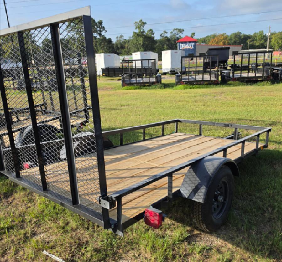 5X10 5X10 UTILITY 2K WOOD FLOOR TRAILER- BY CARRY ON Image 1