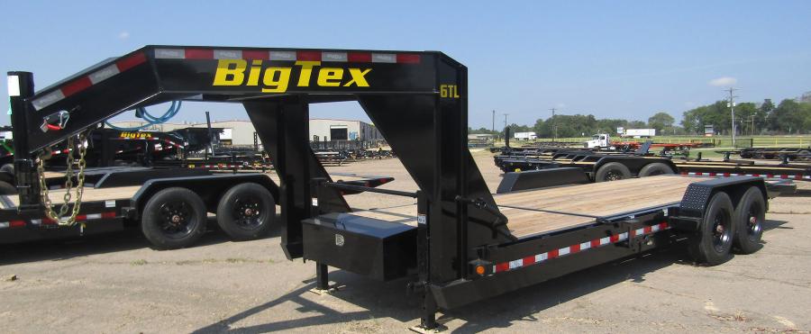 Big Tex 16TL 83" x 22 (16 + 6) Super Duty Gooseneck Tilt Bed Trailer Image 0