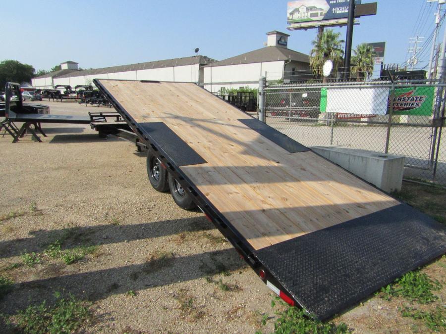 PJ TRAILERS T8J2 PJ 24X102 TILT, 2-7K LR-G, ES BK, SP, FS DVD TB, WP RCV HTCH Image 1