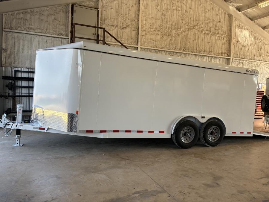 STEEL CARGO 20' x 8' x 6'6" TRAILER BY DELTA MFG Image 0