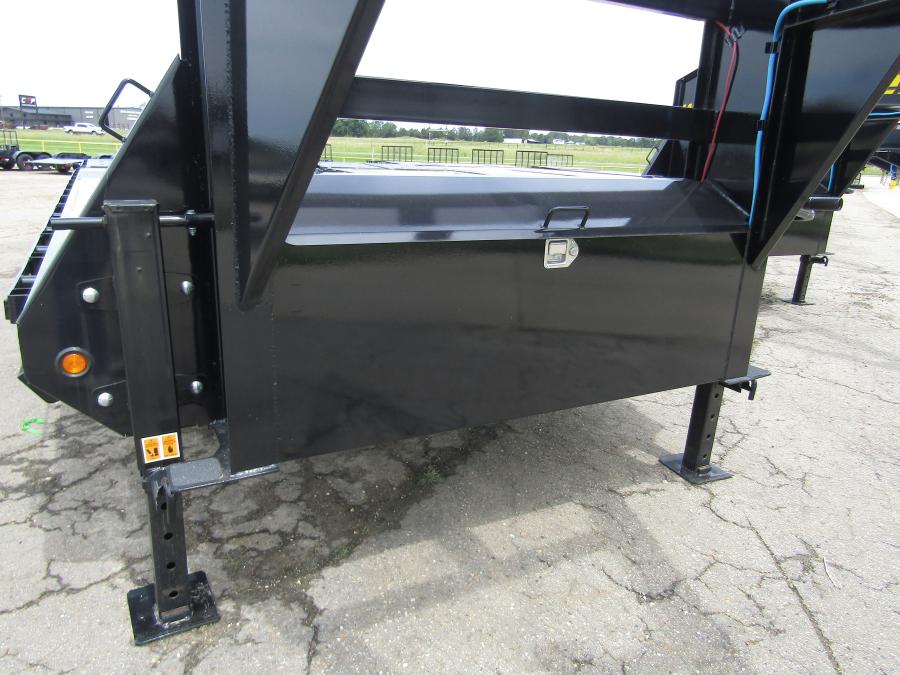Big Tex 14GN, Gooseneck, 102" x 25', 15.9K, Dovetail, Mega Ramps Image 3