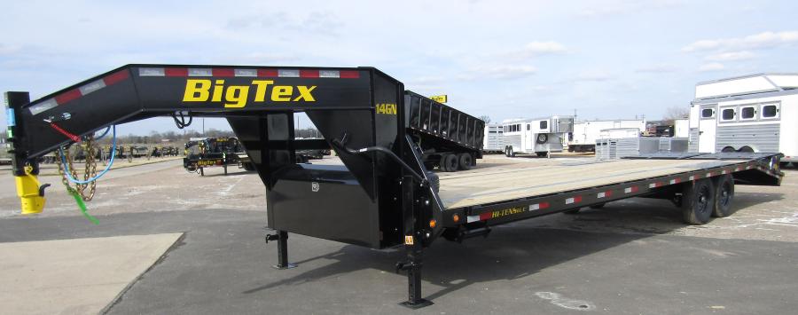 Big Tex 14GN, Gooseneck, 102" x 30', 15.9K, Dovetail, Mega Ramps Image 0