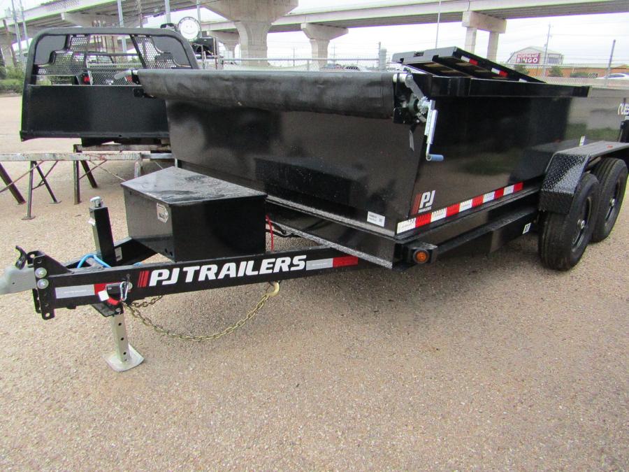 83"x14' TELESCOPING DUMP TRAILER, BUMPER PULL W/ 24" SIDES Image 0