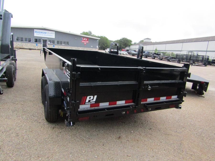 83"x14' TELESCOPING DUMP TRAILER, BUMPER PULL W/ 24" SIDES Image 1