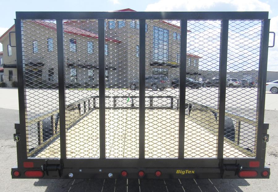 Big Tex 70PI 7K TAND SQ TU UTL 83"X14 2 BRAKES, BLK Image 2