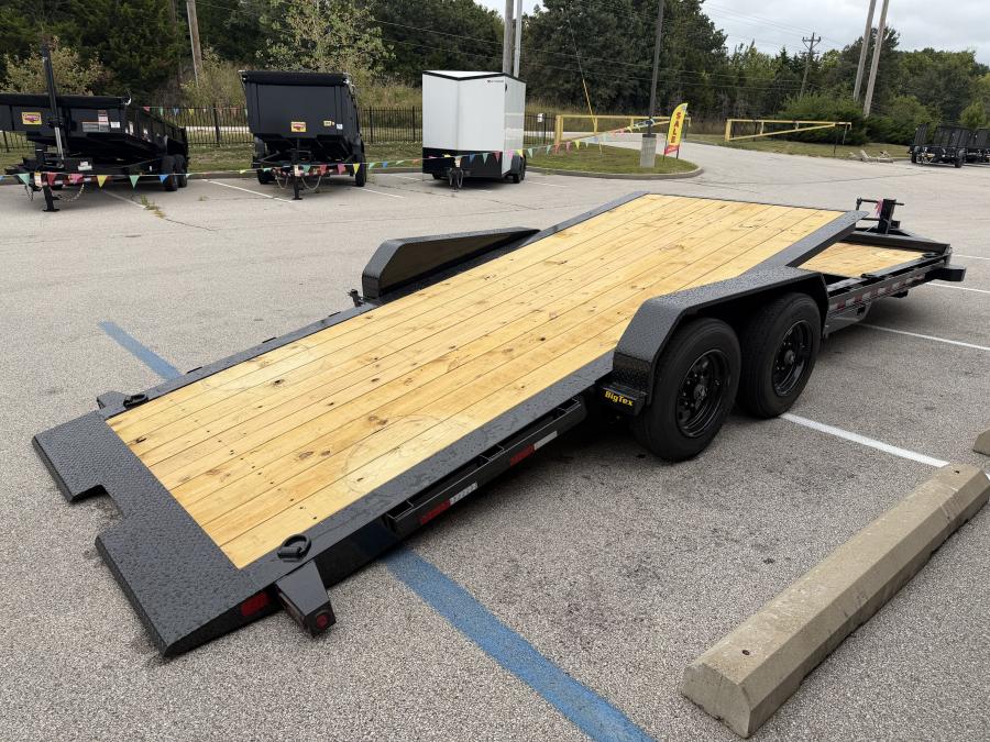 Big Tex 16TI 83" x 22 (16 + 6) Heavy Duty I-Beam Tilt Bed Trailer Image 6