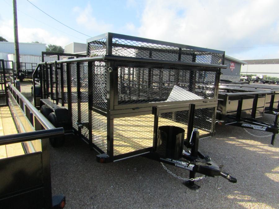 83"x14 LANDSCAPE TRAILER W/ 5 ROCKING R Image 0