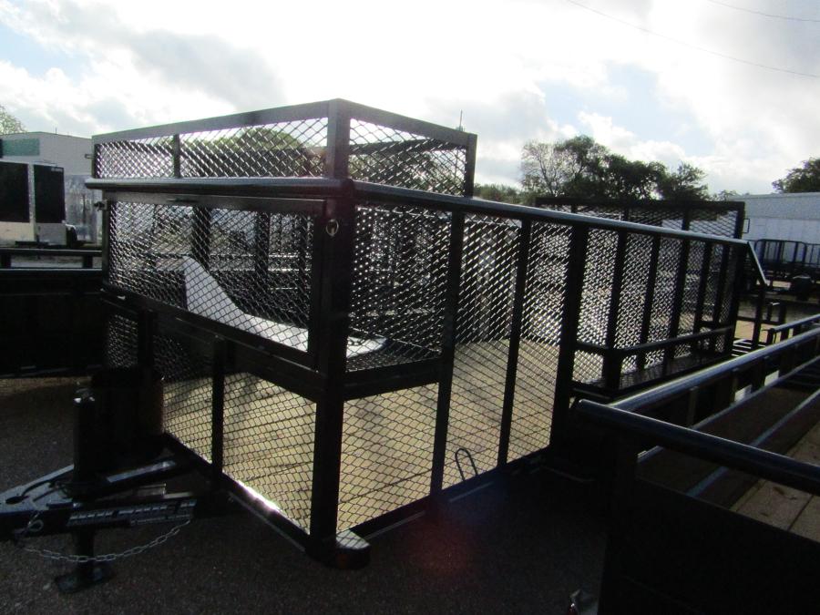 83"x14 LANDSCAPE TRAILER W/ 5 ROCKING R Image 1