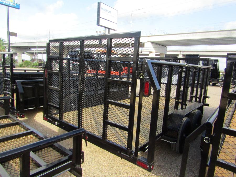 83"x14 LANDSCAPE TRAILER W/ 5 ROCKING R Image 2