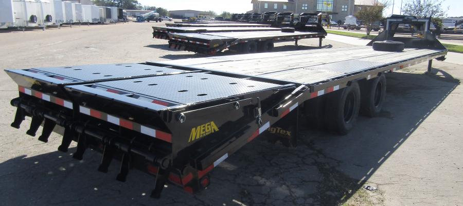 Big Tex 25GN, Gooseneck, 102" x 40', 25.9K, Dovetail, Mega Ramps Image 1