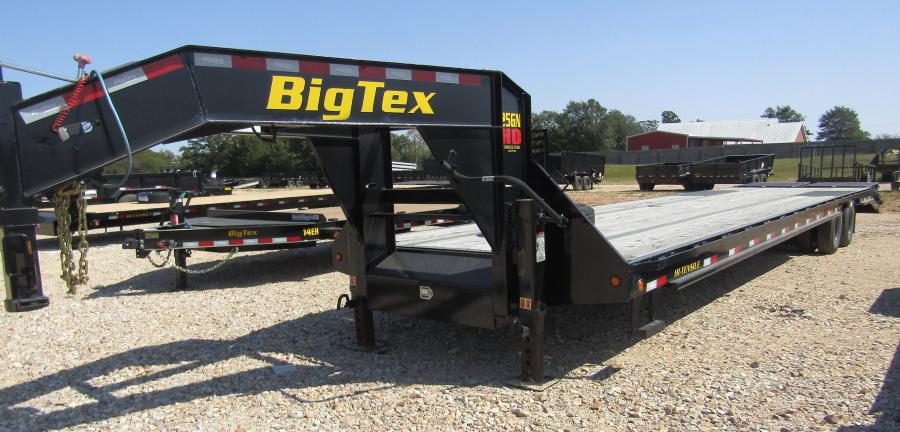 Big Tex 25GN, Gooseneck, 102" x 40', 25.9K, Dovetail, Mega Ramps Image 0