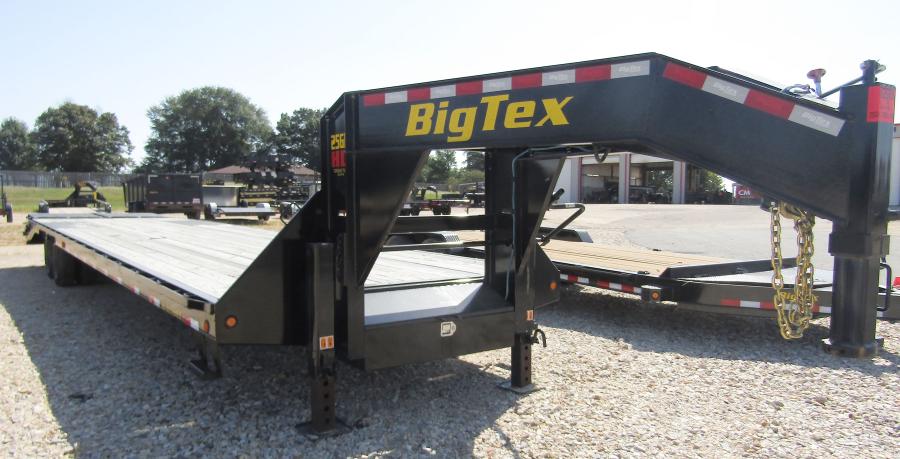 Big Tex 25GN, Gooseneck, 102" x 40', 25.9K, Dovetail, Mega Ramps Image 1