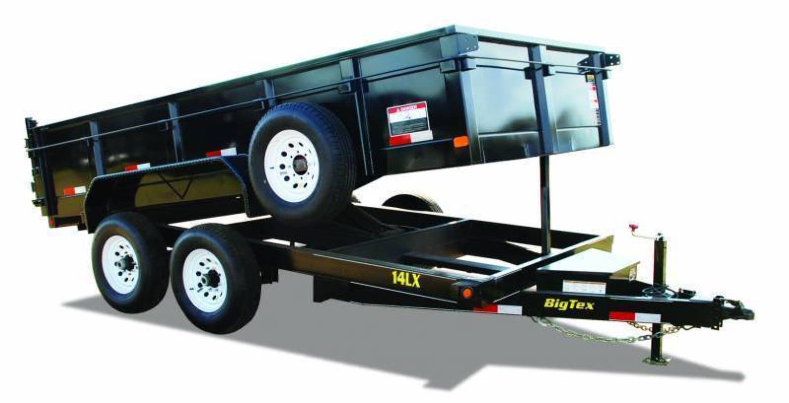 Big Tex 14' Tandem Axle Extra Wide Dump Trailer