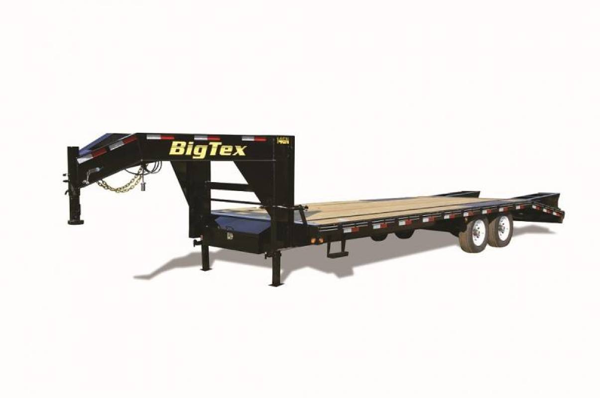Big Tex 20' Gooseneck Trailer W/ Center Pop Up