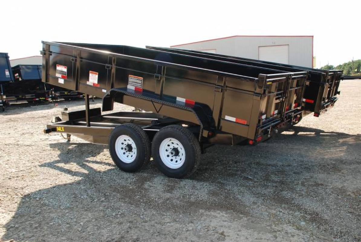 Tandem Axle Low Profile Extra Wide Dump Trailer