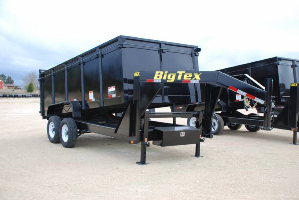 Big Tex Tandem Axle Low Profile Extra Wide Dump Trailer
