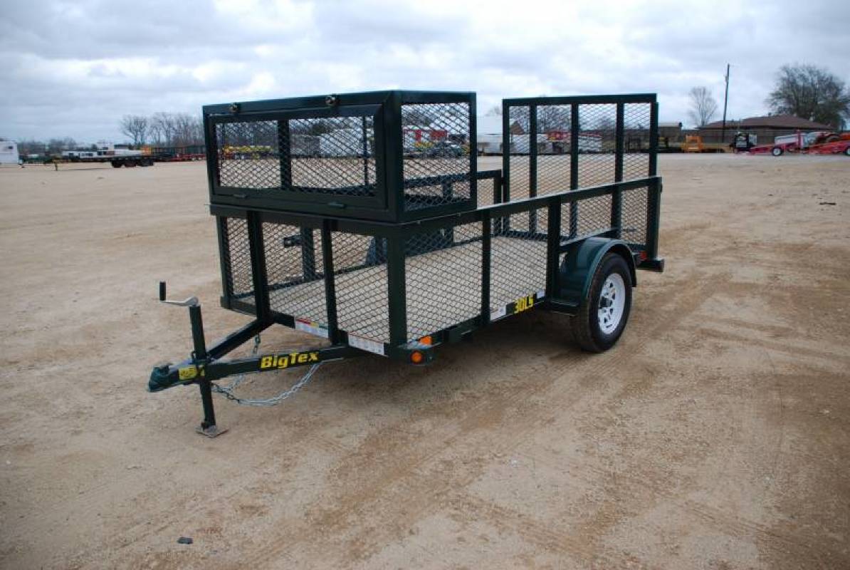 Single Axle Landscape Trailer