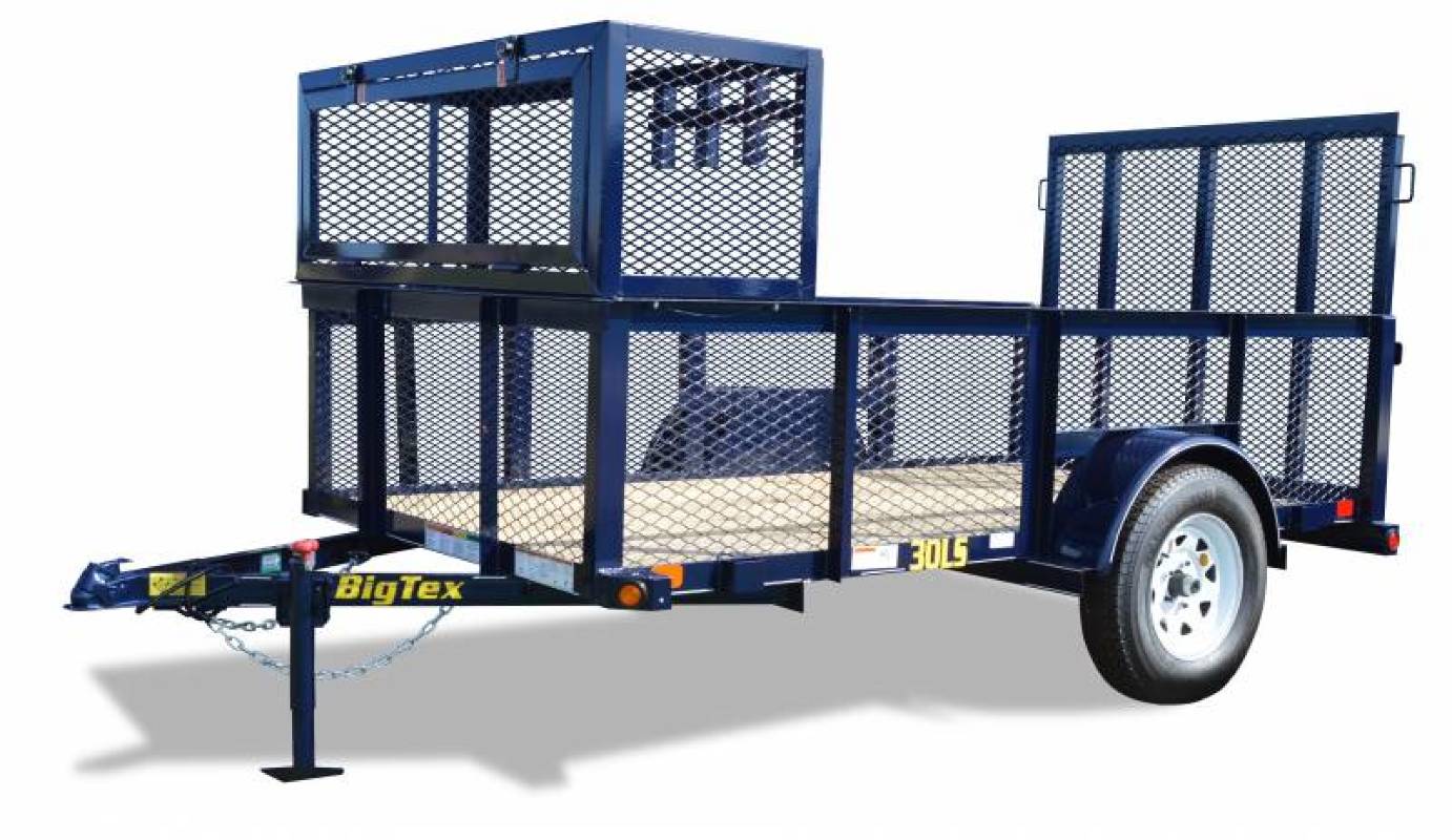 Single Axle Landscape Trailer