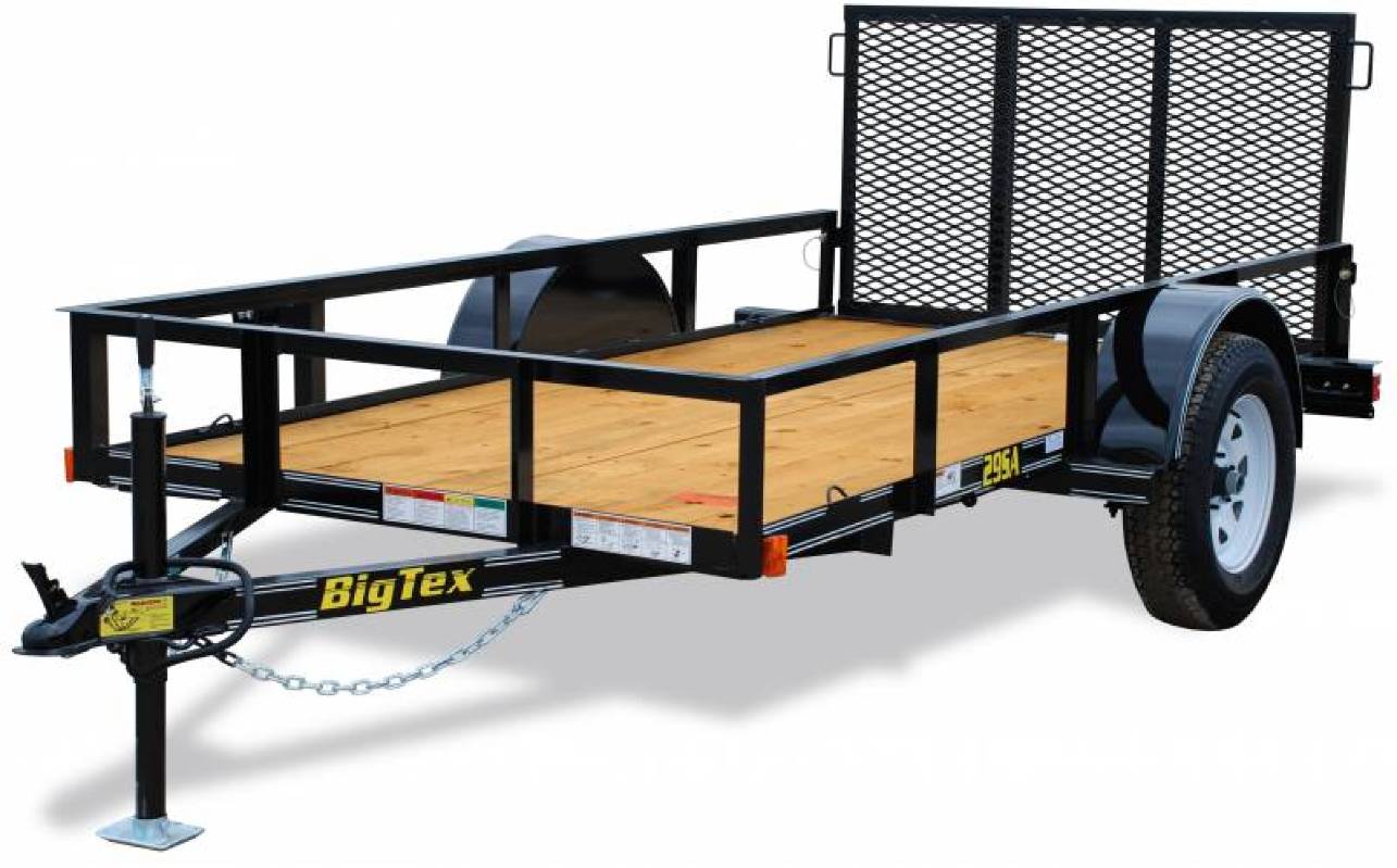 BigTex Single Axle Utility Trailer