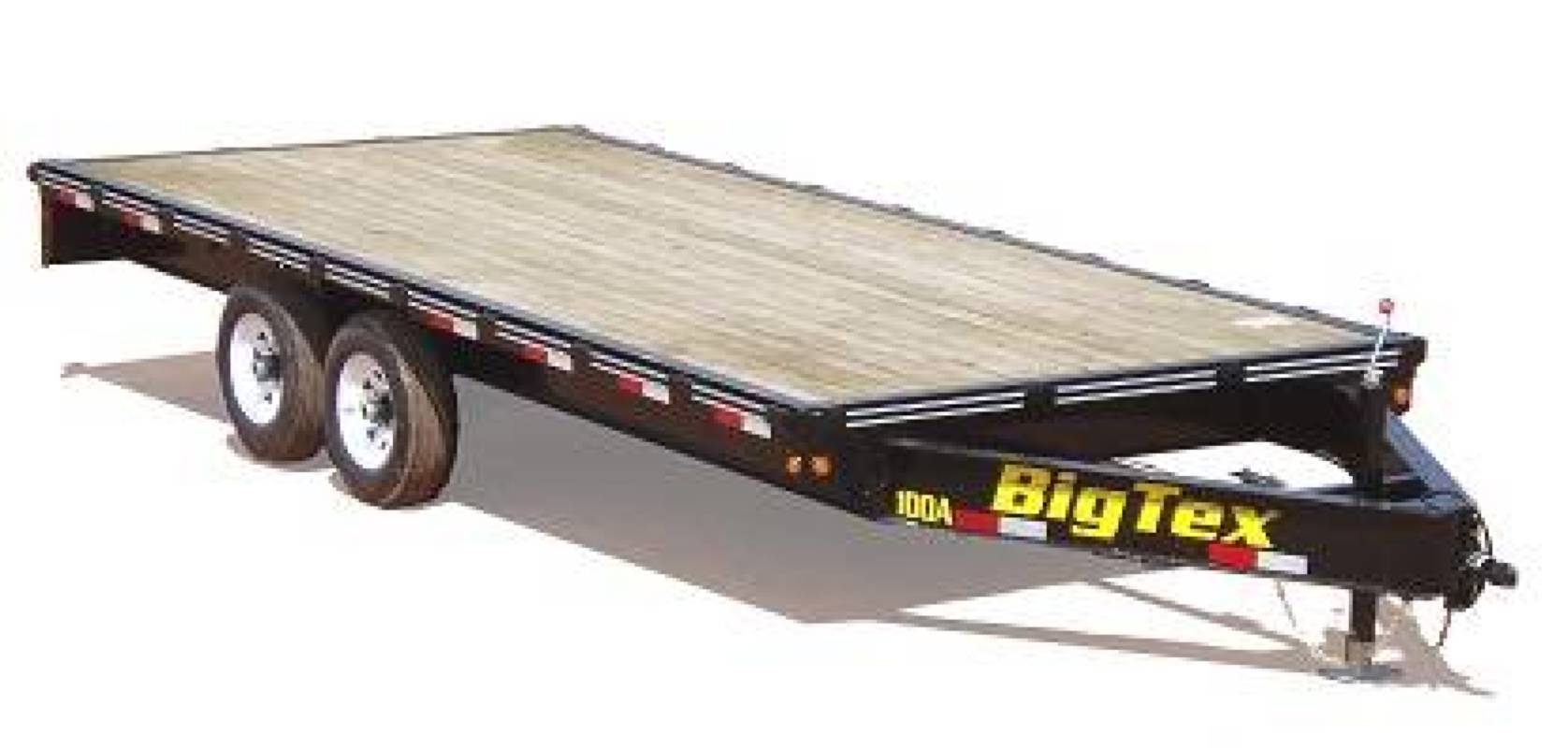 20' Big Tex Tandem Axle Over The Axle Trailer