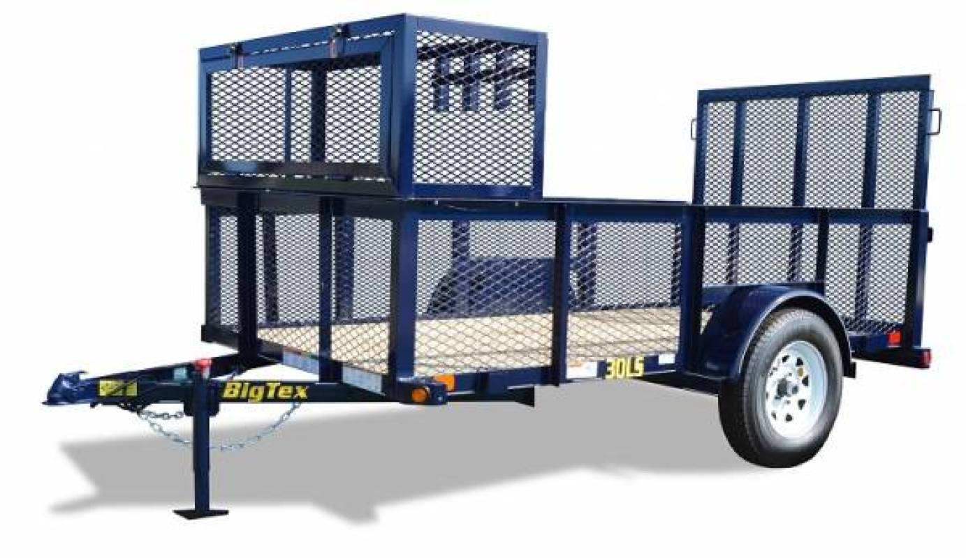 Big Tex Single Axle Landscape Trailer