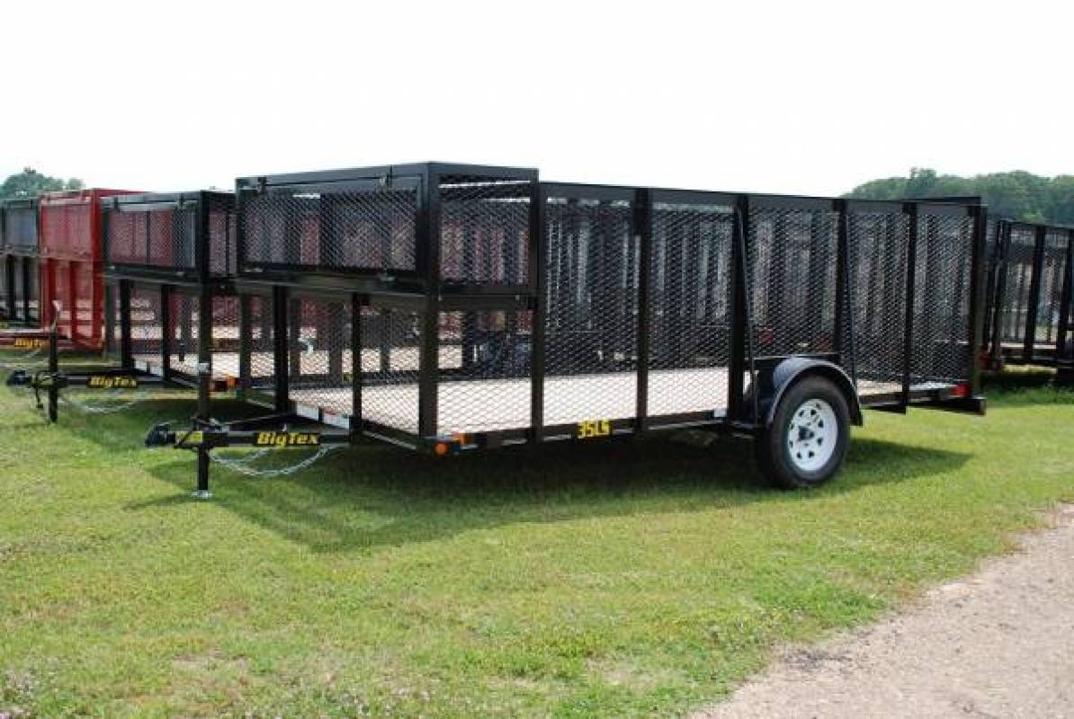 2015 Big Tex Single Axle Landscape Trailer
