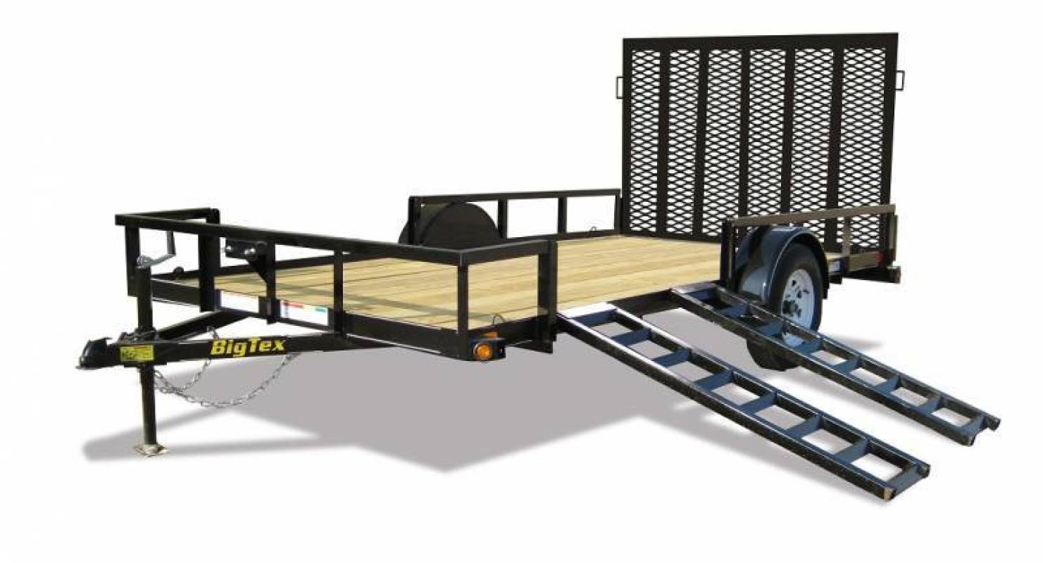 12' Big Tex ATV Trailer With Side Load