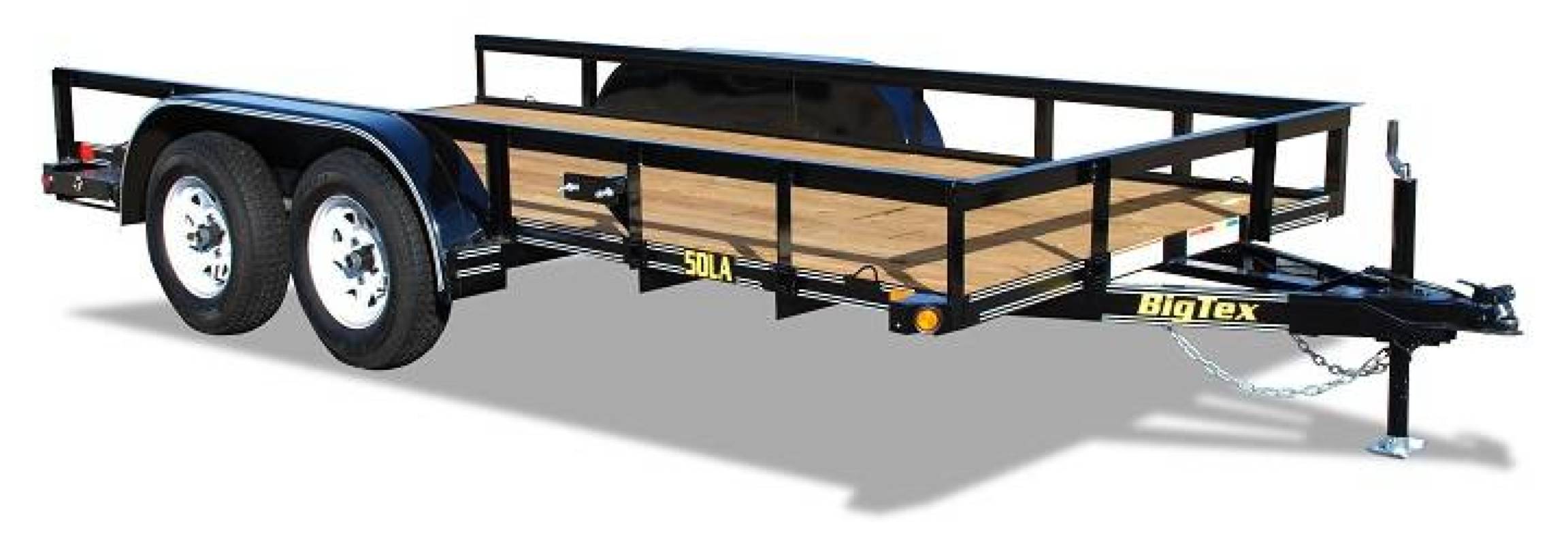 Big Tex 77"x16' Tandem Axle utility Trailer