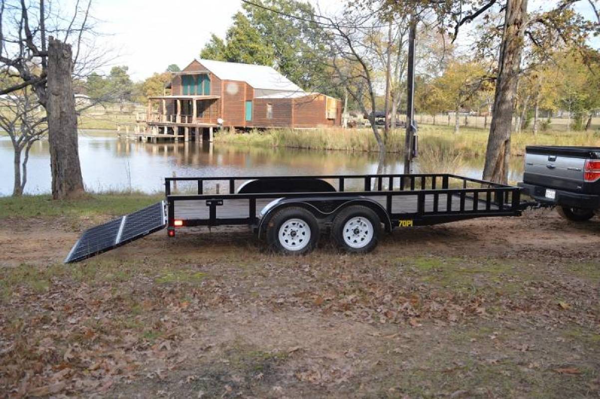 Big Tex 83"x16' Tandem Axle Pipe Utility Trailer