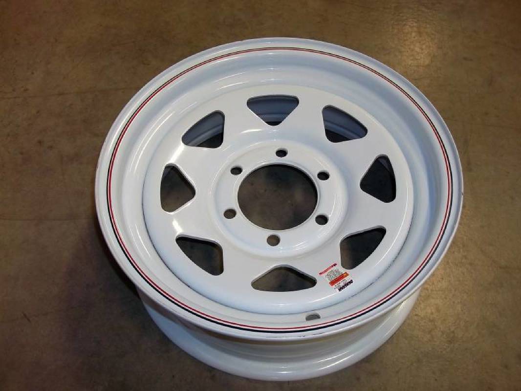 WHEEL-16X6 ON 655 WHITE SPOKE