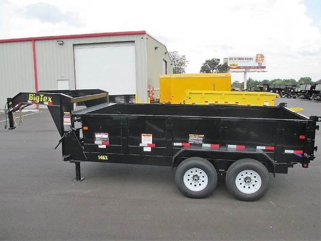 BIG TEX 14GX-16 Heavy Duty Tandem Axle Gooseneck Dump